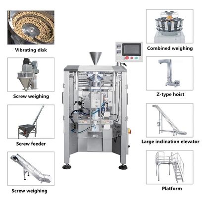 Machine de remplissage et d'étanchéité de granules verticaux d'azote pour l'industrie