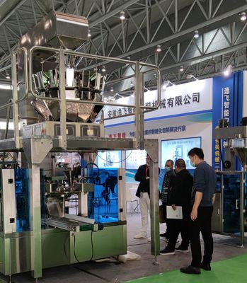 Système d'alimentation automatique Machine d'emballage de poudre à granulés liquides pour sacs de 10g à 500g