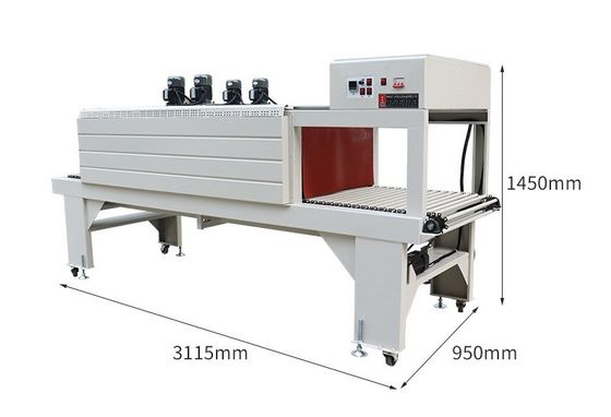 Machine automatique de rétrécissement de film PE pour bière boissons eau minérale Voltage 220V/380V