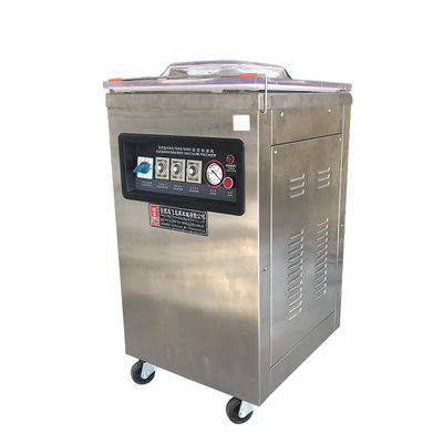 Machine d'emballage sous vide à chambre profonde verticale unique pour scellants alimentaires