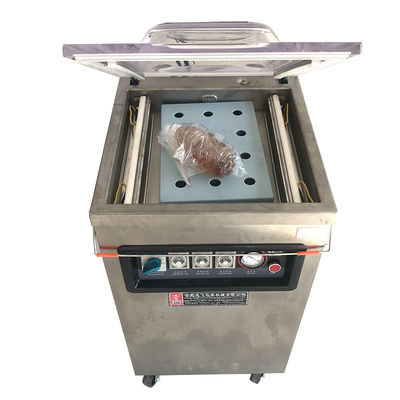 Machine d'emballage sous vide à chambre profonde verticale unique pour scellants alimentaires