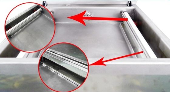 Machine d'emballage sous vide à chambre profonde verticale unique pour scellants alimentaires