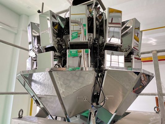 Machine d'emballage à poche rotative en matières plastiques pour ligne d'emballage de noix 500g haute précision