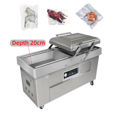 Certification CE DZ400 Machine automatique à double chambre à vide pour emballage alimentaire