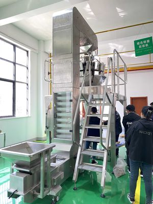 Matériau d'emballage en plastique utilisé Machine d'emballage à sacs rotatifs à grande vitesse pour les noix et les graines