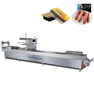 Machine d'emballage sous vide thermoformant en plastique pour les saucisses et les boulettes de bœuf