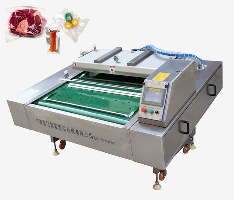 Machine d'emballage sous vide à foie gras avec 2 à 6 cycles/min de vitesse d'emballage et pompe à vide