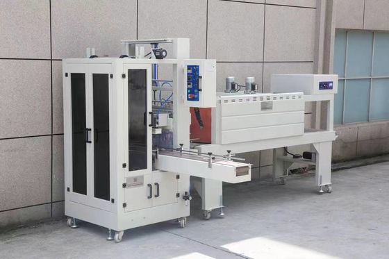 Machine à envelopper en rétrécissement par tunnel de type convoyeur pour le film automatique de bouteille d'eau à 220 V