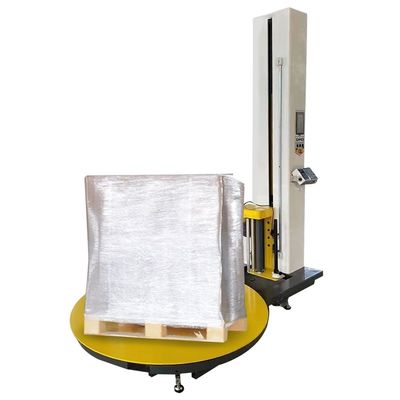 Machine d'emballage de palettes entièrement automatique avec taux de préétirement de 300% et certificat CE