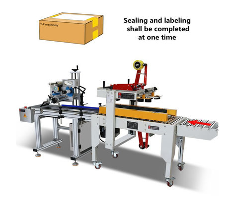 Facilité d'utilisation de l'étiquette automatique autocollant étiquetage de table et machine d'étanchéité de carton