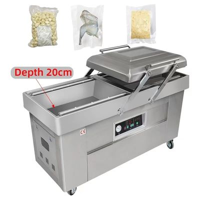 Machine de scellage sous vide commerciale pour emballage de poulet entier Conception à double chambre