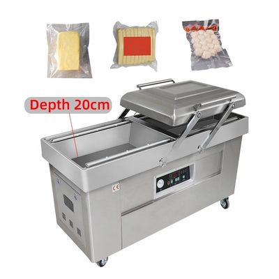 Machines d'emballage sous vide à double chambe DZ-400/2SB pour emballage à base de sandwichs de riz