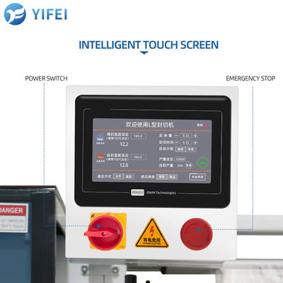 Contrôle automatique PLC 450L Machine d'enveloppe à film coupé pour dattes
