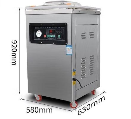 Machine d'emballage sous vide en acier inoxydable DZ500 pour les fruits et légumes cuits