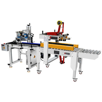 Machine d'étanchéité de carton avec bande transporteuse pour emballage alimentaire Auto Smart Label Sticker