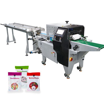 Automatique rouleau d'oeuf carré sirop fabricant de gaufres collation boulanger machine d'emballage avec 220V tension