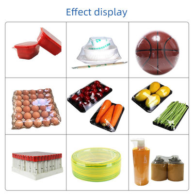 Machine d'emballage automatique à rétrécissement thermique industrielle pour le processus de scellage des bouteilles de shampooing