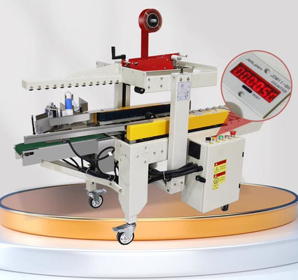 Machine d'étanchéité de carton à entraînement gauche et droit pour l'emballage Appliquez la hauteur du carton 90-420 mm