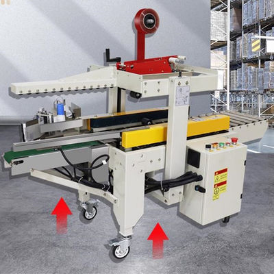 Machine d'étanchéité de carton à entraînement gauche et droit pour l'emballage Appliquez la hauteur du carton 90-420 mm