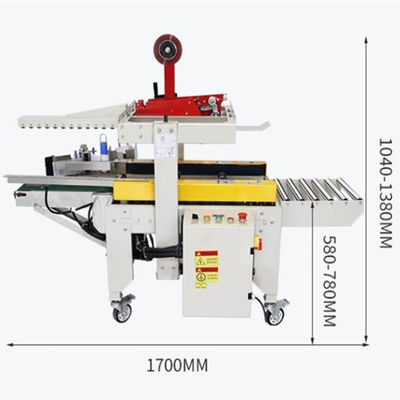 Machine d'étanchéité de carton à entraînement gauche et droit pour l'emballage Appliquez la hauteur du carton 90-420 mm