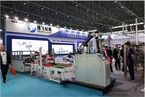 Érecteur de carton entièrement automatique à entraînement pneumatique avec étancheur pliable à volets
