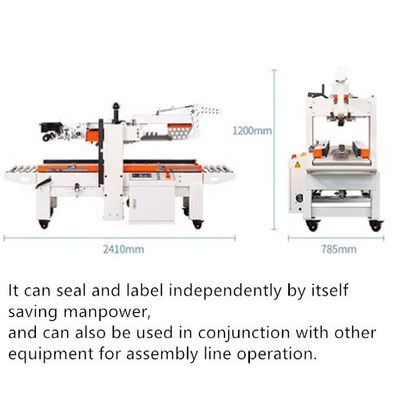 Tableau de travail 600-700 mm Flaps Carton pliant machine d'étanchéité avec 28m/min vitesse d'étanchéité