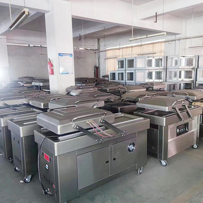 Machine d'emballage sous vide pour les grains de riz et les noix Emballage à double cavité à scellant automatique