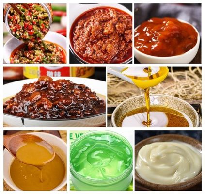 Convient pour les aliments visqueux, le remplissage de bouteilles, les liquides, le dosage de l'eau, le mélangeur, la machine de remplissage de la pâte de piment.
