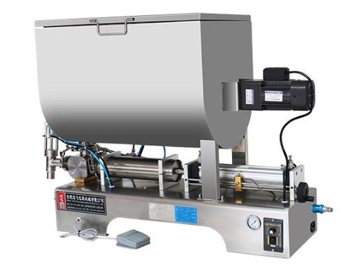 Réservoir de mélange comprenant une machine à tête unique de remplissage de pâte pour nettoyer la pâte et la lotion
