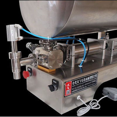 1100*480*800 mm Machine de remplissage pneumatique horizontale pour la sauce en acier inoxydable 304