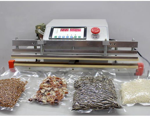 Sélecteur sous vide pour alimentation commerciale avec lavage et scellage au gaz Table de travail Taille 595*300mm