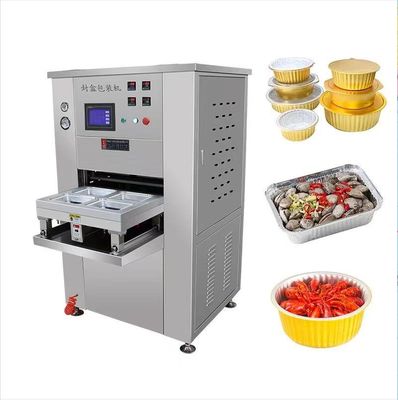 Machine d'étanchéité sous vide à plateau de sandwich avec pompe gonflable à dioxyde de carbone