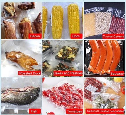 Moteur de 900W Pouvoir de poisson légume machine automatique d'emballage sous vide pour les besoins