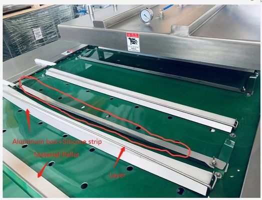 Longueur d'étanchéité 1000 mm YF-1000S Machine à emballer sous vide à bande convoyeur pour viande de fruits