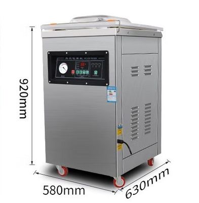 Machine de scellement sous vide à chambre unique verticale à entraînement électrique de 900 W pour aliments et poissons