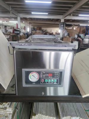 Machine d'emballage sous vide de taille bande de scellement 260x10 mm pour les petits aliments crevettes viande de poisson