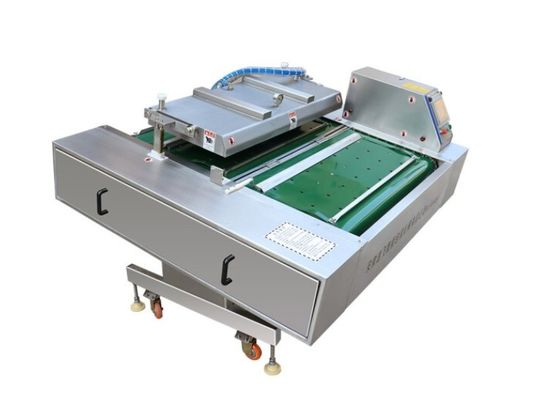 Machine d'emballage alimentaire avec 1125x440x100 mm de taille de chambre et 1000 mm de longueur de scellement