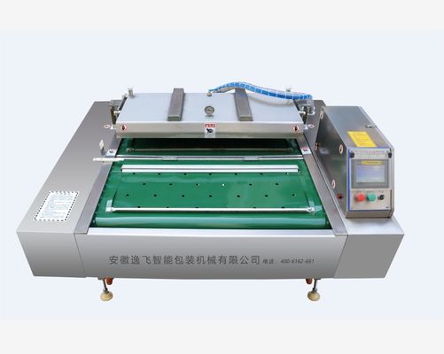 Machine de conditionnement à bande transporteuse sous vide pour les fromages de viande et les poulets entiers