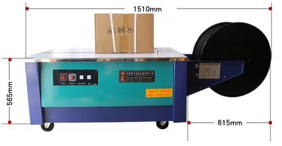 Machine à bander le papier semi-automatique pour l'emballage en carton dans l'industrie minière énergétique