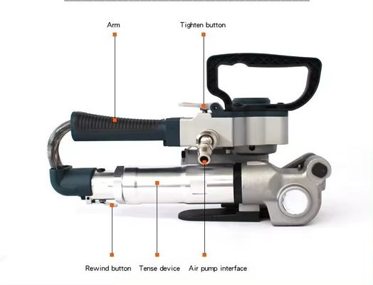 Outil de fixation pneumatique portable B19 avancé pour ruban adhésif en PP et plastique PET sans boucle