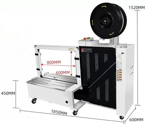 Machine à attacher des cartons pour des courroies en PP entièrement automatique