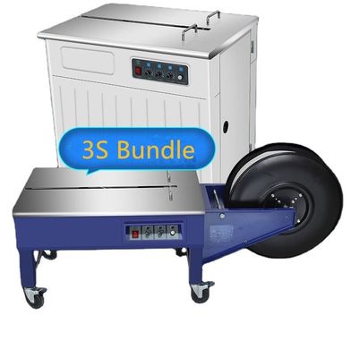 Machine d'emballage de boîtes de carton avec bandes de PP semi-automatique 750X550X460mm 220V