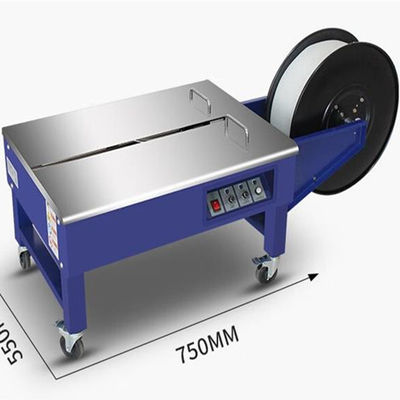 Machine d'emballage de boîtes de carton avec bandes de PP semi-automatique 750X550X460mm 220V