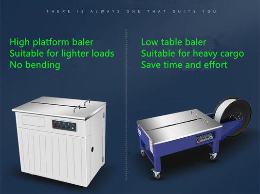 Machine d'emballage de boîtes de carton avec bandes de PP semi-automatique 750X550X460mm 220V