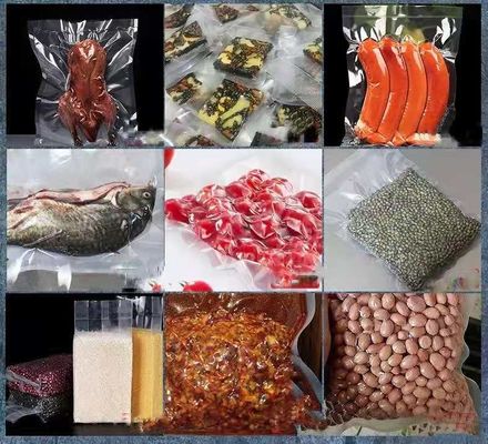 Machine à emballer sous vide entièrement automatique pour les haricots, les nouilles, les aliments, le riz et la viande