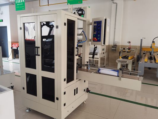 Machine à emballer des bouteilles d'eau électrifiées et semi-automatiques pour plateaux et boîtes