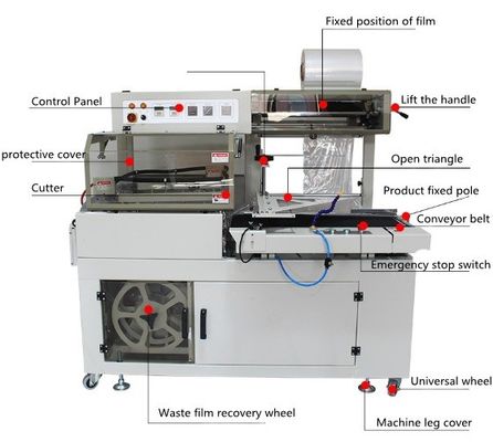 L Industrie des barres pour machines automatiques de scellage et de coupe BF550 Vitesse d'emballage 15 m/min