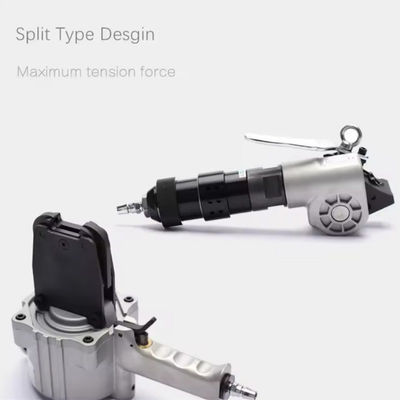 Tensionnaire et scelleur de sangles en acier de 19 à 32 mm avec système de sangles pneumatiques