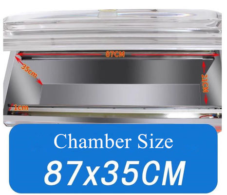 Machine d'emballage sous vide en brique de riz thermoformant en acier inoxydable avec fonctionnement facile