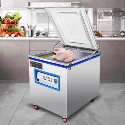 Machine d'emballage sous vide à étanchéité pour viande alimentaire avec bande d'étanchéité 2Pc et débit de pompage de 20 m3/h